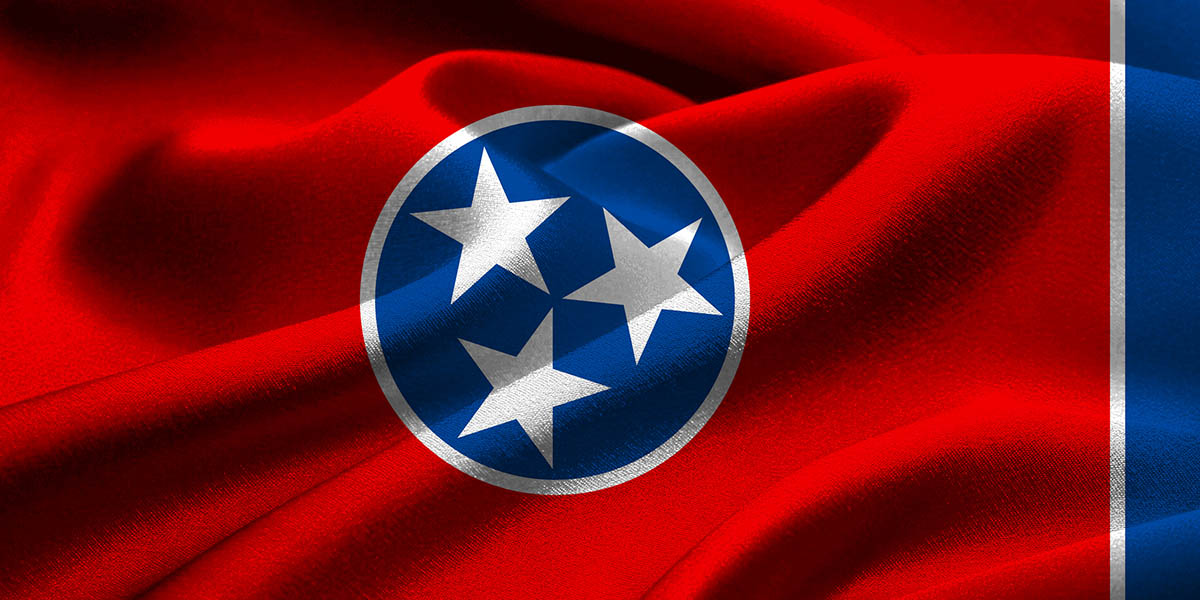 US state flag of Tennessee